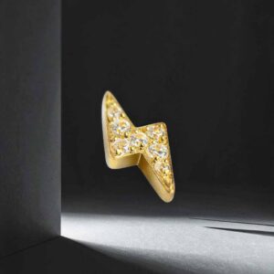 Rayo martillado (oro pvd)