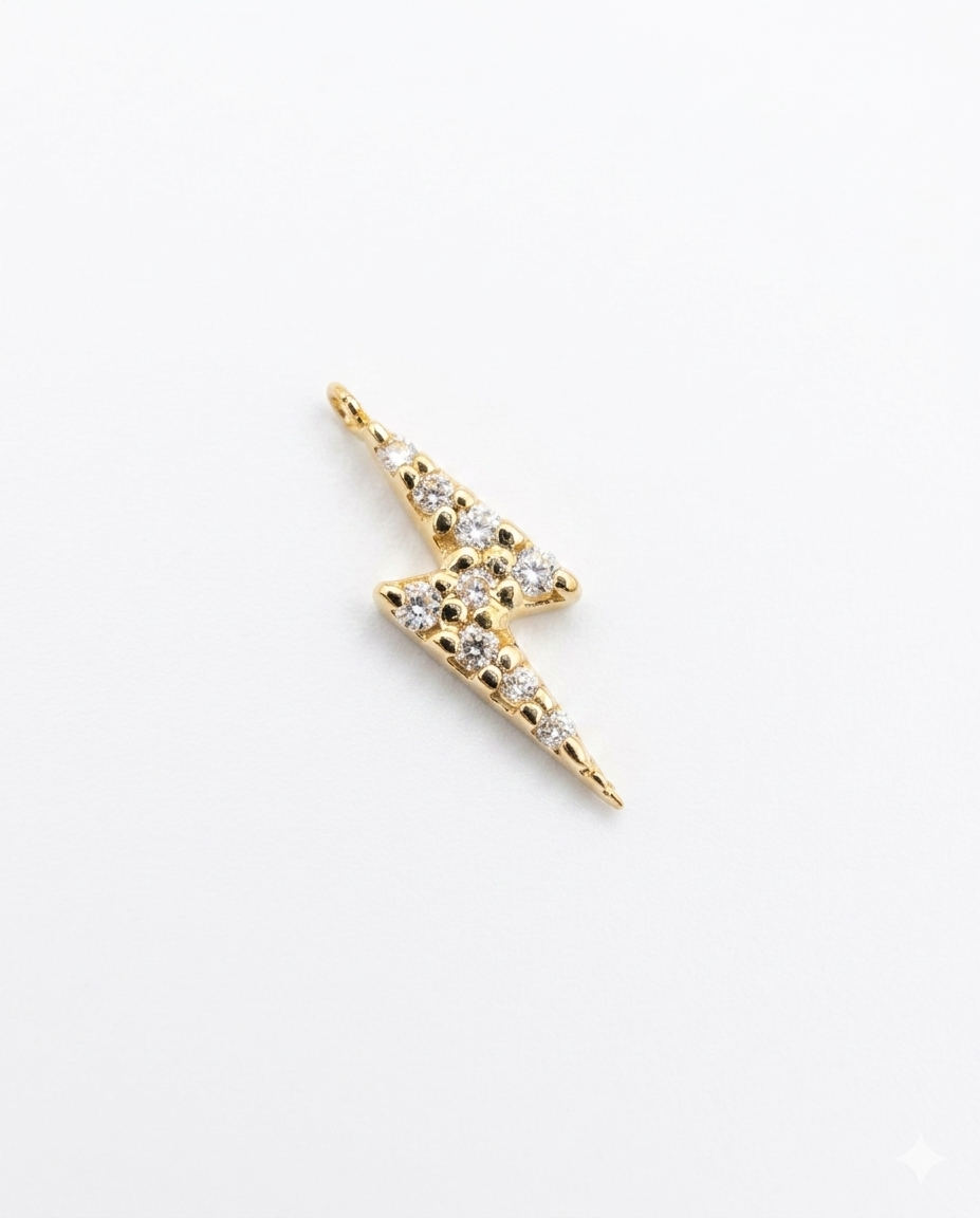 Rayo circonitas oro 14k